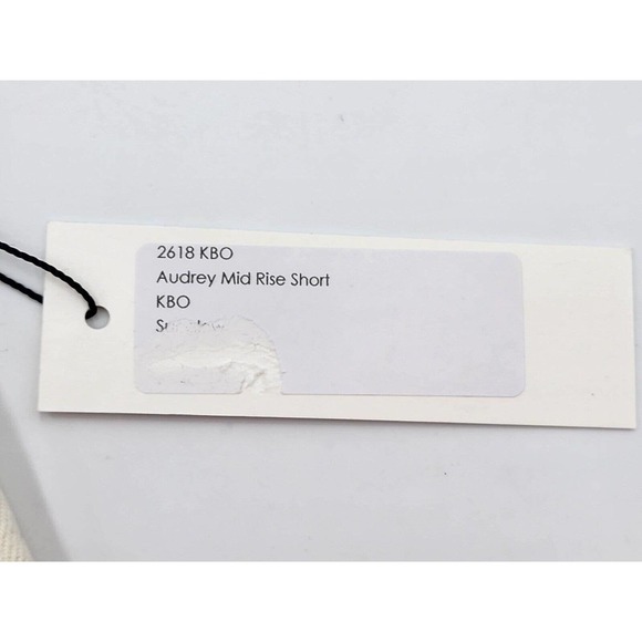 L'AGENCE Audrey Mid Rise Shorts Frayed Hem Women's Size 25 NWT Summer - Picture 6 of 9